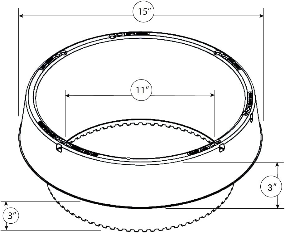 6 Pack of VegSTABLE Rings (Veggies Grow Up, Cages Won't Fall Over). Watering Tomatoes and