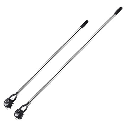 Edger Lawn Tool 67.3 Inch Manual Grass Edger with 4 Sections Stainless Steel Handle and Wheel