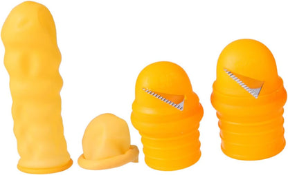 MERRYHAPY Thumb Vegetable Fruit Picker 4pcs Silicone Gardening Tool with Portable and Compact for