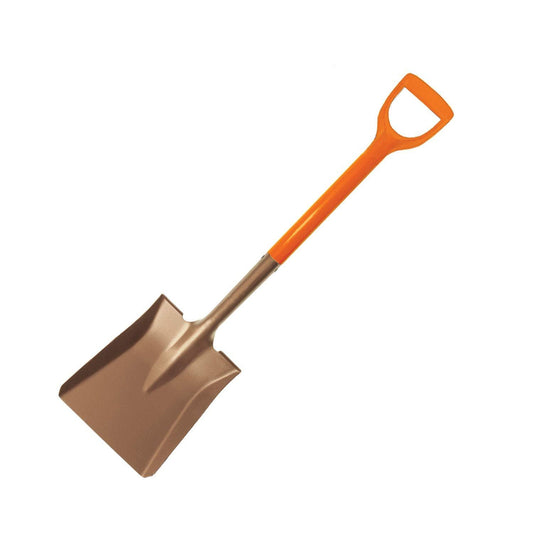 CS Unitec | Non-Sparking Square Shovel | 230 X 270 mm | Nupla D-Handle | Aluminum Bronze |