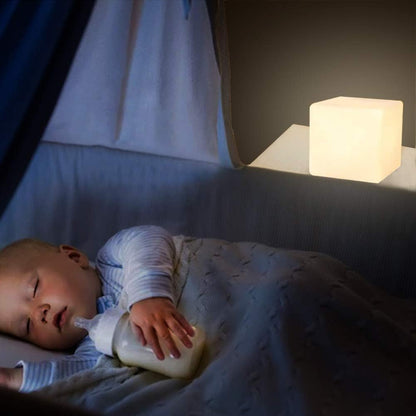 Mr.Go 4-inch Dimmable LED Night Light Mood Lamp for Kids and Adults - 16 RGB Colors - 8 Level
