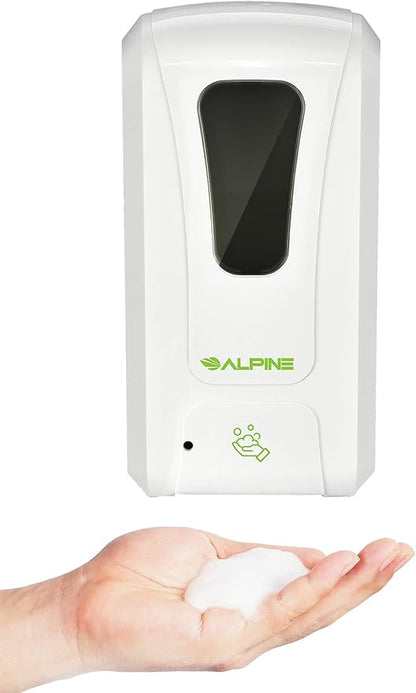 Alpine Automatic Hand Sanitizer Dispenser - Touchless Soap Dispenser for Restaurant, Hospital