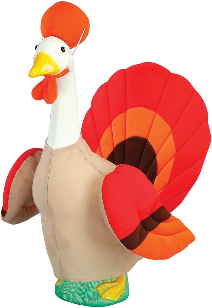 Gaggleville Turkey Goose Outfit, Fits Large 23" H Statue, by Fox Valley Traders