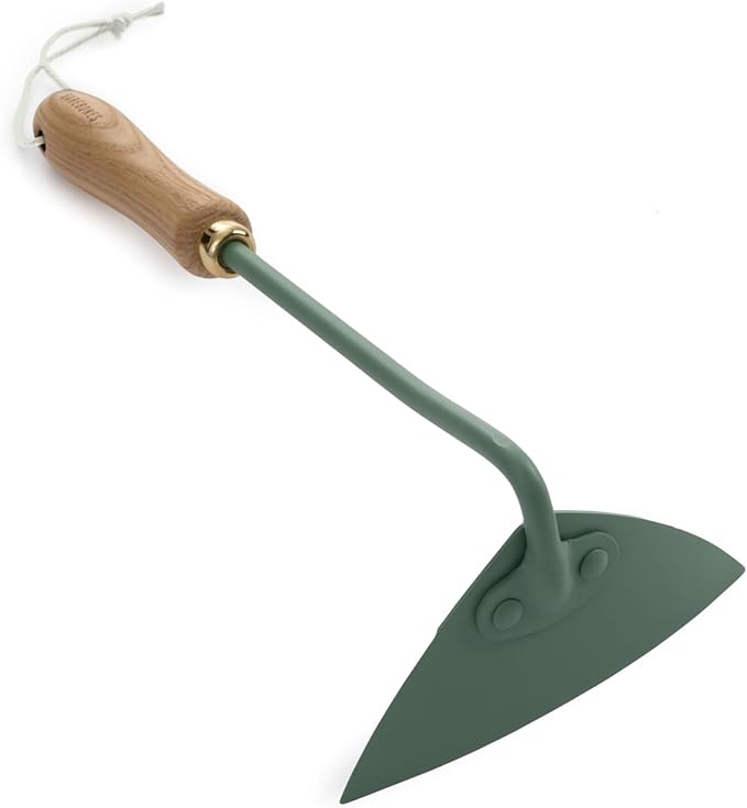Barebones Triangle Hoe - Stainless Steel Blade Japanese Gardening Tools for Weeding Long Handle and