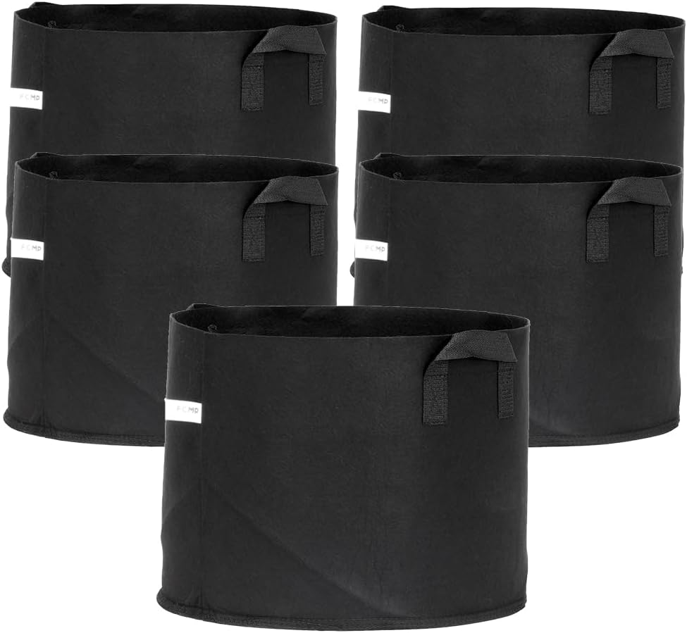 FCMP Outdoor 10-Gallon Modern Lightweight Non-Woven Insulating Fabric Breathable Grow Bags for