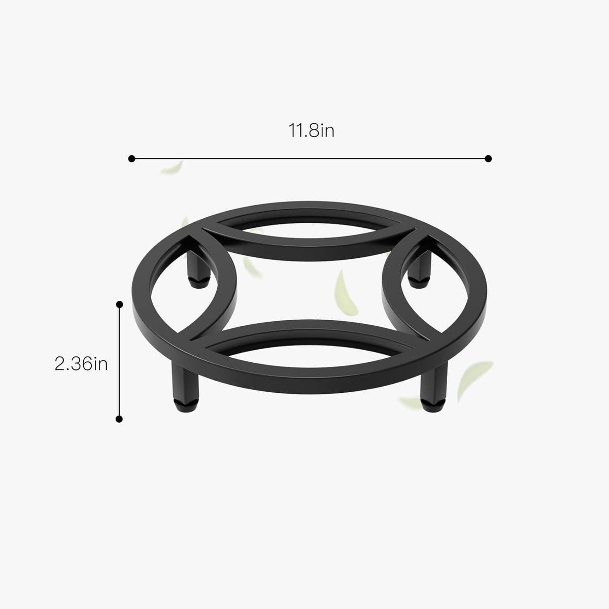 Zhongma 2 Pack 11.8" Sturdy Potted Plant Stand Flower Pot Holder Heavy Duty Construction, Low Plant