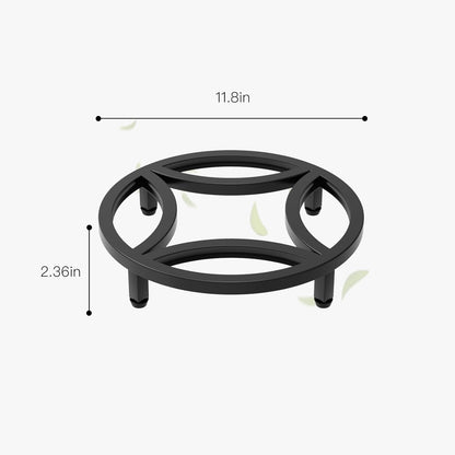 Zhongma 2 Pack 11.8" Sturdy Potted Plant Stand Flower Pot Holder Heavy Duty Construction, Low Plant