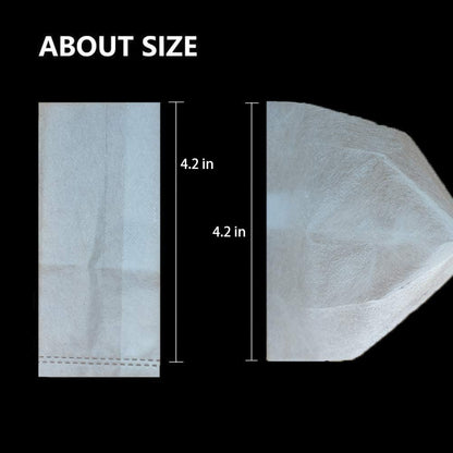 100Pcs Nursery Growing Bags,Non-Woven Fabric Seedlings Grow Bag for High Seedling Survival