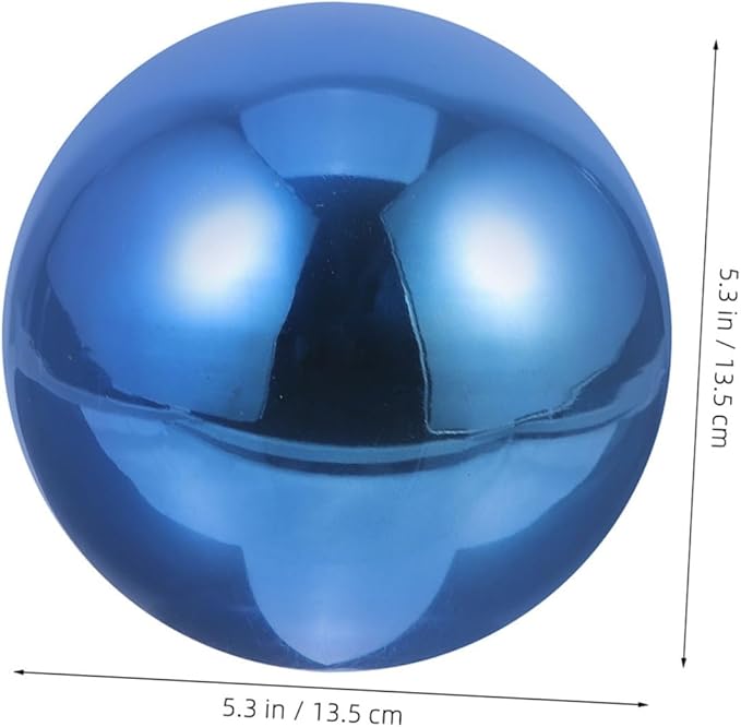 Garden Gazing Ball Reflective Surface Polished Decorative Ball for Lawn Statue 12 Inches for