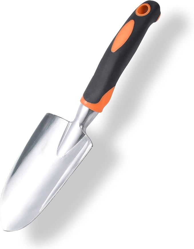 Garden Shovel Hand Trowel Mini Shovel Garden Tools Cast-Aluminum Heavy Duty Gardening Tool Soft