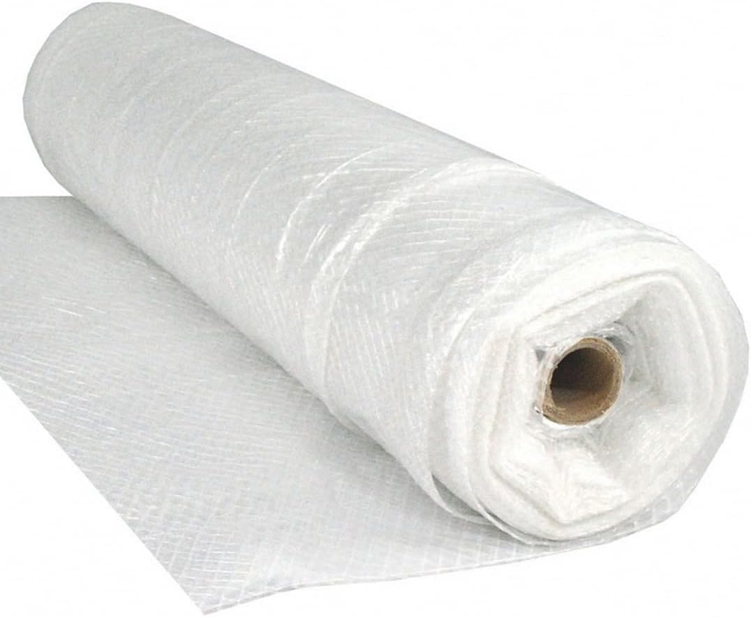 Farm Plastic Supply - Dura Skrim String Reinforced Clear Plastic Sheeting - 10 Mil - (6' x 325')