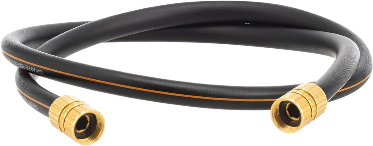 Giraffe Tools Leader Hose 5/8" x 4ft, Custom Length, No Kink, Flexible, Leakproof Water Hose