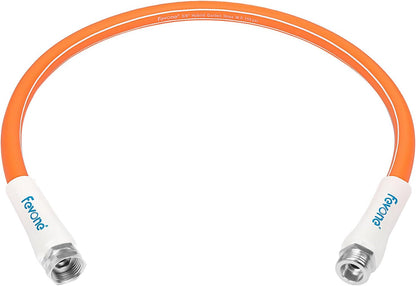 Fevone 3 ft x 5/8" Leader Hose for Hose Reel Connector, 150 PSI Heavy Duty Lead-In Hose with 3/4"