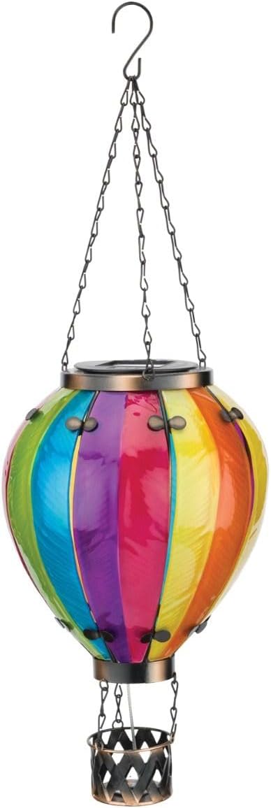 Regal Art & Gift Hot Air Balloon Solar Lantern – Hanging Solar-Powered LED Lights, Waterproof