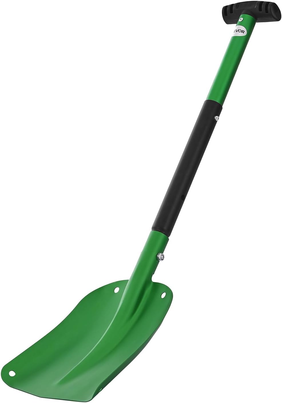 VEVOR Snow Shovel for Driveway, 8.5 in Wide Aluminum Alloy Snow Shovel with T-Shaped Handles, Large