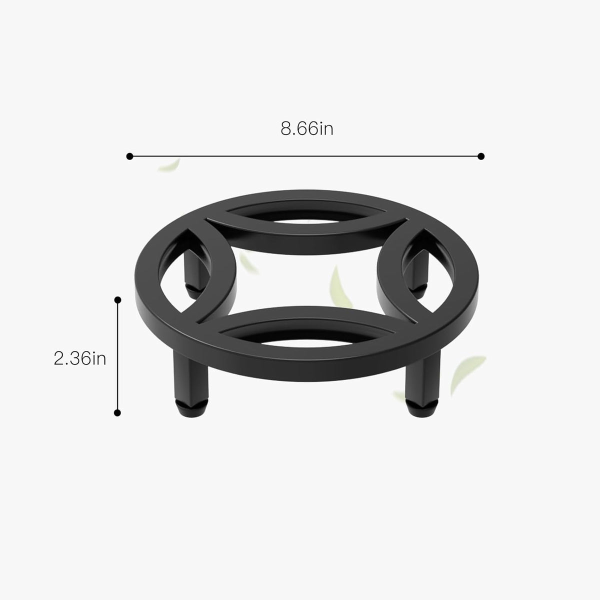 Zhongma 2 Pack 8.7" Sturdy Potted Plant Stand Flower Pot Holder Heavy Duty Construction, Low Plant