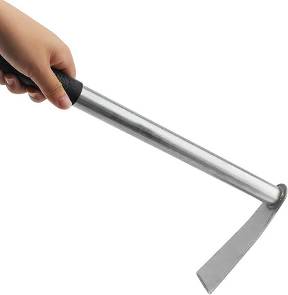 5 PCS Hoe Garden Tool Set, Hoe and Cultivator Hand Tiller, Heavy Duty Digging Hoes, 2 Fork and 3