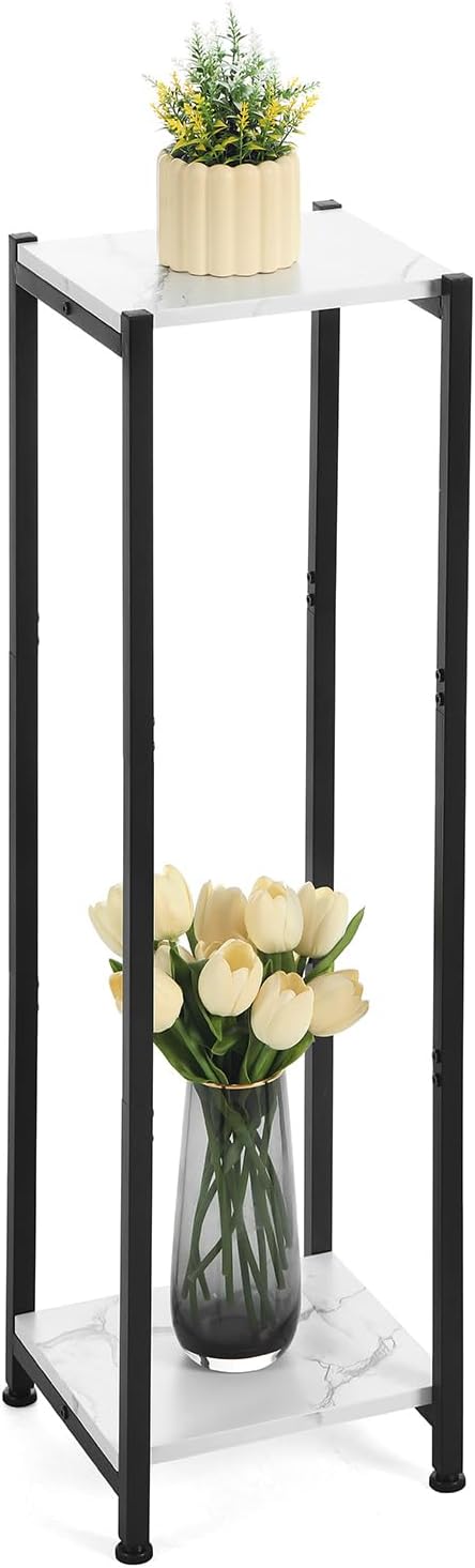 Extra Tall Plant Stand Indoor,40 Inch Plant Stands,2 Tier Metal Plant Stand with Heavy Duty