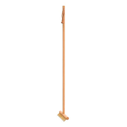 Redecker Rug Fringe Comb, Eco-Friendly Carpet Rake, Oiled Beechwood, 28-1/3-Inch Handle, Made in