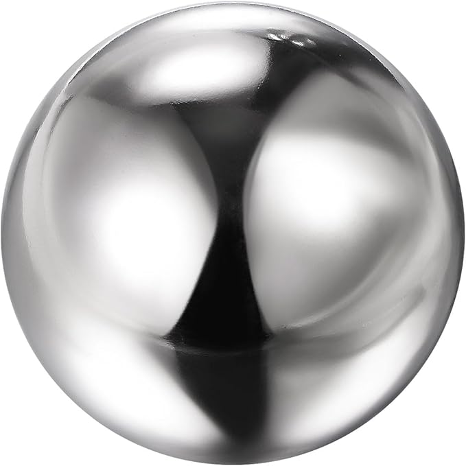 uxcell Gazing Ball 6 Inch 150mm Reflective Sphere Polished Hollow Ball, Stainless Steel Gazing