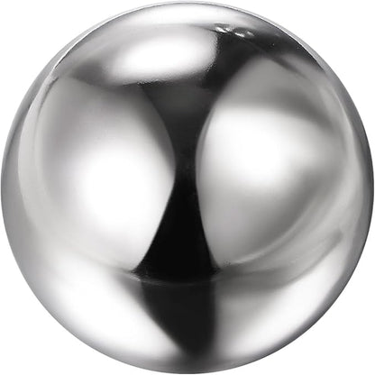 uxcell Gazing Ball 6 Inch 150mm Reflective Sphere Polished Hollow Ball, Stainless Steel Gazing