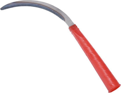 1pce 300mm/11.81in Carbon Steel Billhook Brush Clearing Sickle for Grass,Weeding Tools for
