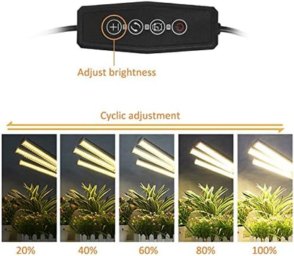 ELITUN LED Grow Light for Indoor Plants, Full Spectrum Plant-Growing Lamp with 315 LED Lamp Beads,5