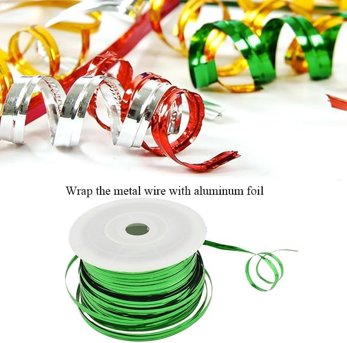 HAHIYO 100Yards/300Feet/91M Green Metal Twist Ties Bread Candy Coffee Bag Ties Plant Garden Twist