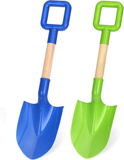 Dilabnba Beach Sand Toys Shovels for Kids Adults, 16inch/40cm Toddler Garden Beach Sand Spade
