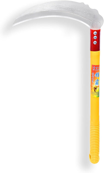 1pce 440mm/17.32in Carbon Steel Billhook Brush Clearing Sickle for Grass,Weeding Tools for