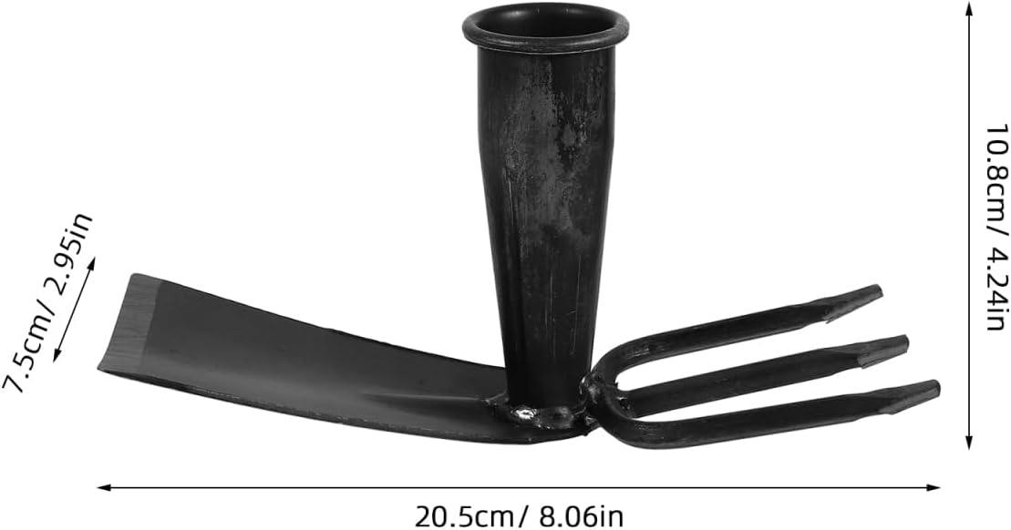 ARTIBETTER Garden Hoe Tool 8.07 Inch Carbon Steel Hand Hoe for Weeding Digging and Soil Loosening