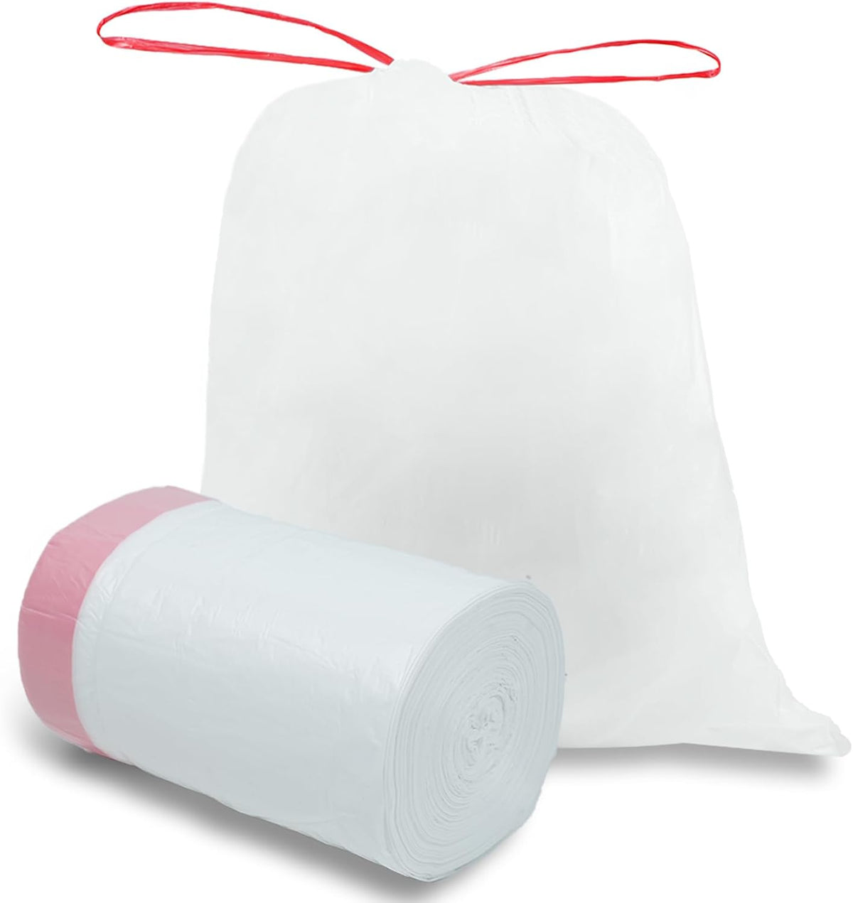 O2frepak 4Gallon Drawstring Small Kitchen Trash Bags,Clean Fresh Scent and Heavy Duty Garbage