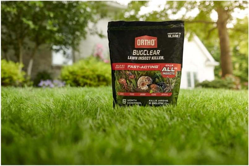 Ortho BugClear Lawn Insect Killer1, Kills Ants, Spiders, Ticks, Fleas, Armyworms and Grubs, Treats