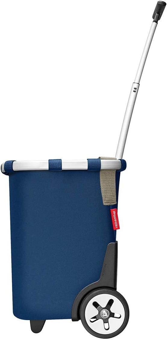 reisenthel carrycruiser Dark Blue - Portable Shopping Trolley with Sturdy Aluminum Frame, Shoulder