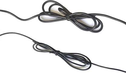 1000 pcs 8 inch Black Cable Twist Ties Plastic Twist Ties with Rugged Metal Innercores Reusable