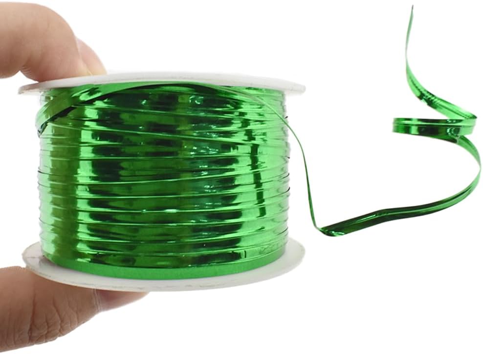 HAHIYO 100Yards/300Feet/91M Green Metal Twist Ties Bread Candy Coffee Bag Ties Plant Garden Twist
