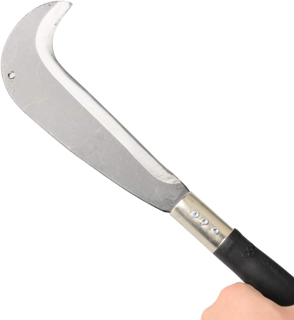 Zelin Machete with Heavy Duty Construction Black Plastic Handle,Ergonomic No-Slip Handle for