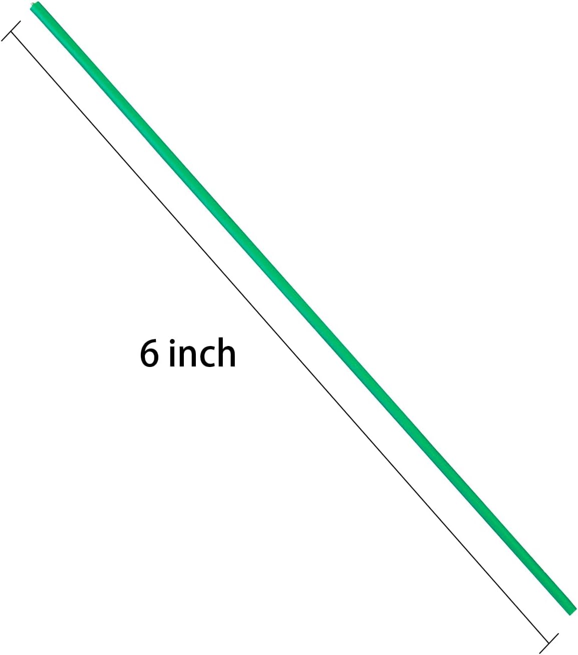 Tangyinrd 300 Pcs 6 inch Green Plastic Twist Ties, Cable Ties, for Bags, Gardening Tools