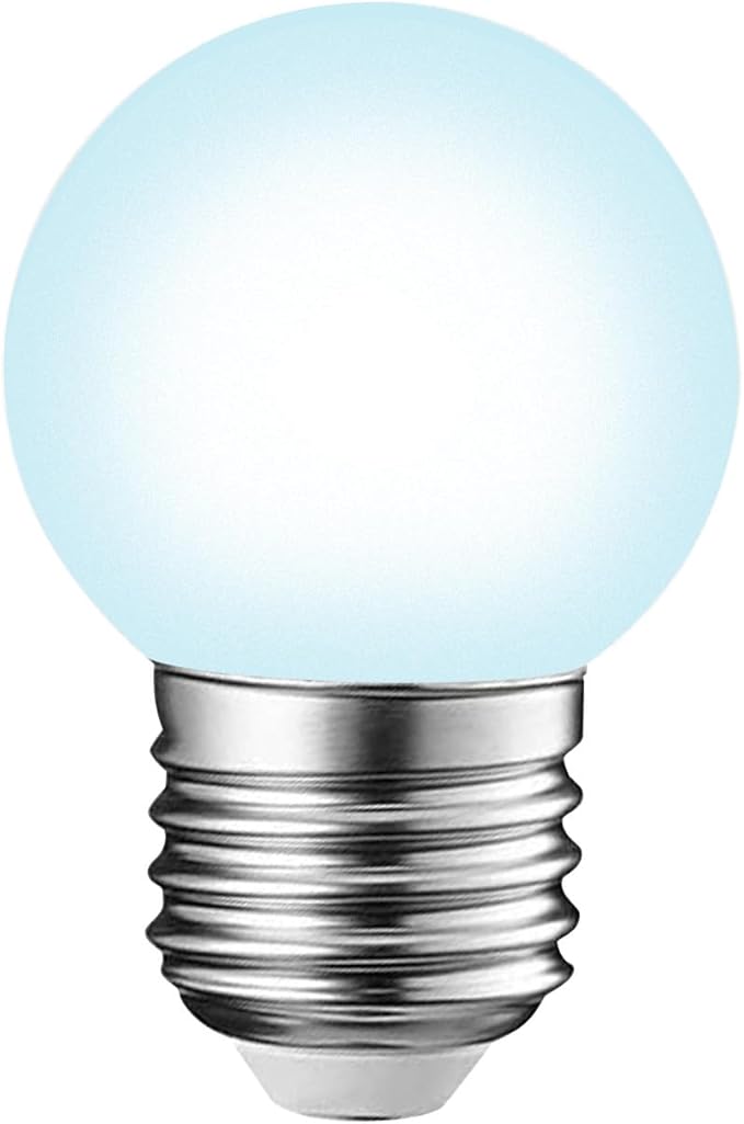 LED Light Bulb, 95Ra Daywhite Refrigerator Light Bulb G45 40W Equivalent, 5W 6000K E26 Waterproof