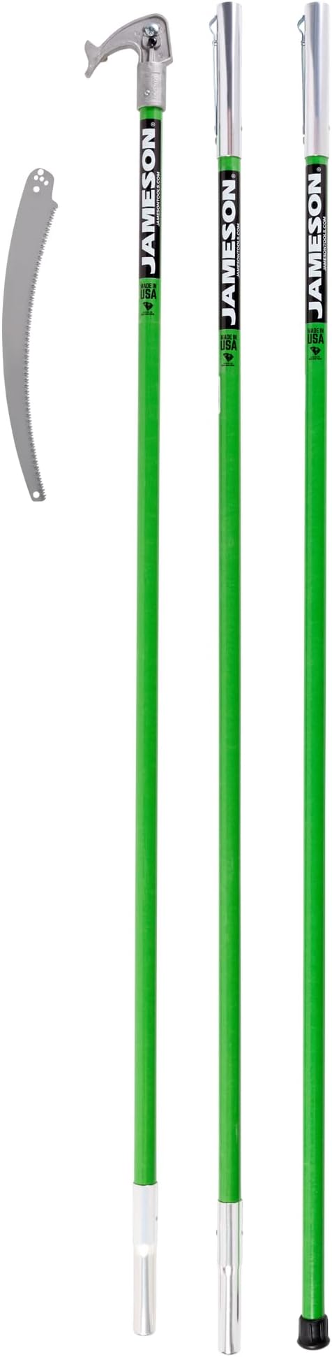 Jameson LS-Series Hollow Core Landscaping Tree Trimming Kit | 16” Barracuda Saw Blade | 18-Foot