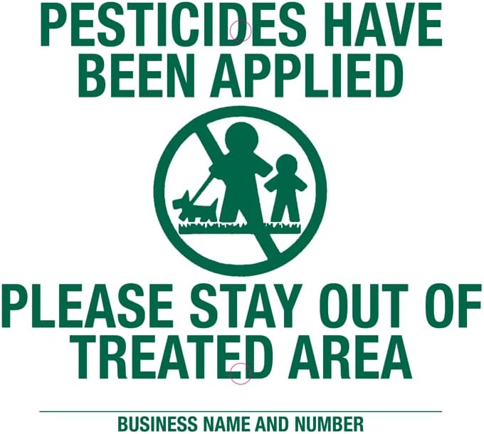 Lawn Treatment Application Stakes & Kentucky Signs (Economy Style Stake / 500 pc. Pack)