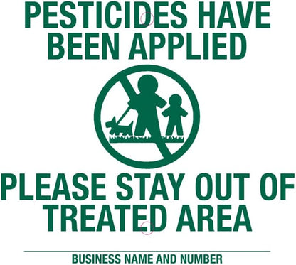 Lawn Treatment Application Stakes & Kentucky Signs (Economy Style Stake / 500 pc. Pack)