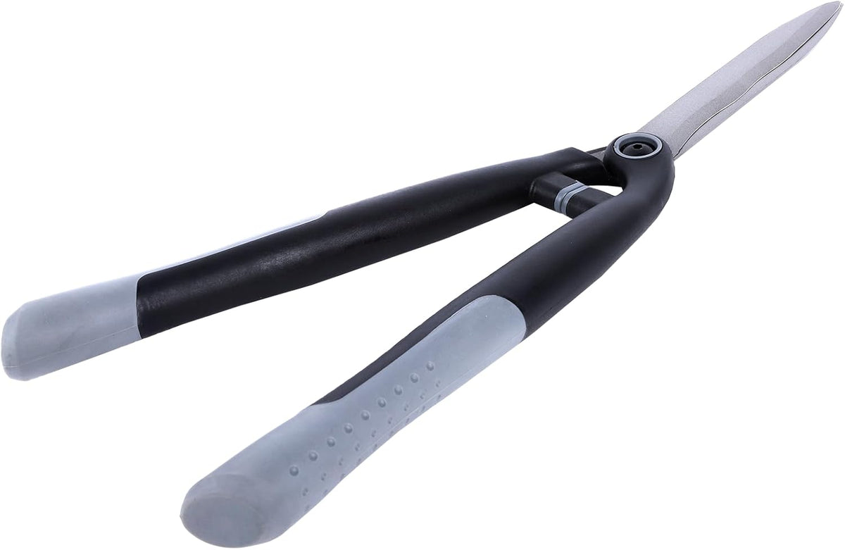 Garden Hedge Shears for Trimming and Shaping Shrubs with SK5 High Carbon Steel Non-Stick Blades