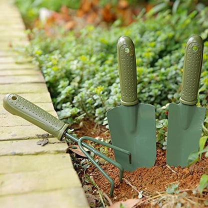 Garden Tool Shovel for Digging Gardening Trowel for Lawn Planting Alloy Spade Plastic Handle Anti