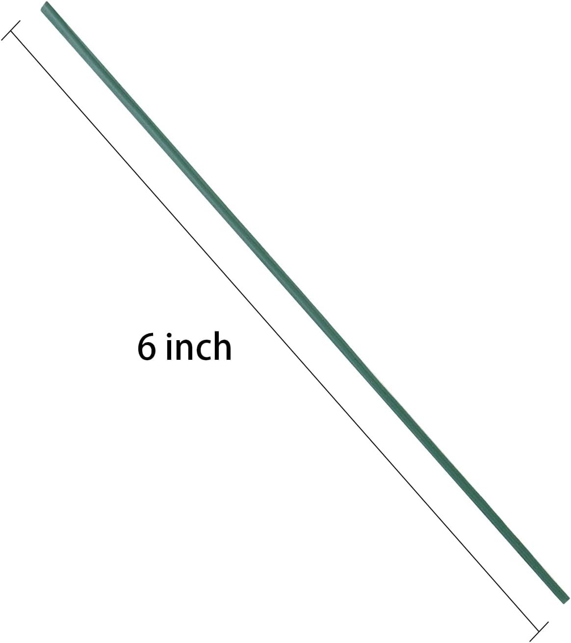Tangyinrd 300 Pcs 6 inch Blackish Green Plastic Twist Ties, Cable Ties, for Bags, Gardening Tools