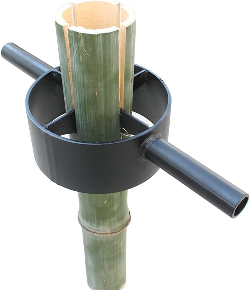 Bamboo Splitter;Made of Steel. Working Inner Diameter 15.5 Cm/6 Inches (large Size 4 Cuts)