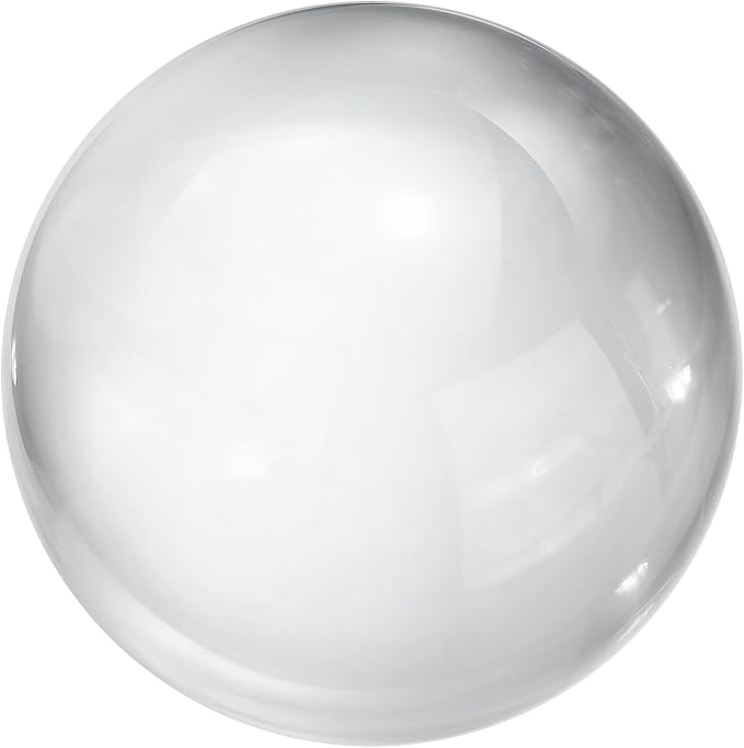 uxcell 70mm/2.8" Crystal Sphere Ball Glass Solid Decorative Sphere Crystal Ball Prop Ornament for