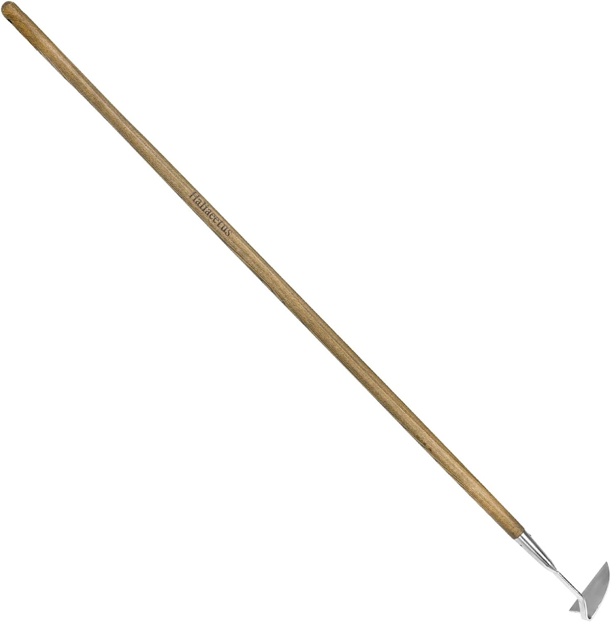 Haliaeetus Sickle Hoe, 58'' Long Handle Japanese Hand Hoe for Standing to Remove Weed, Stainless