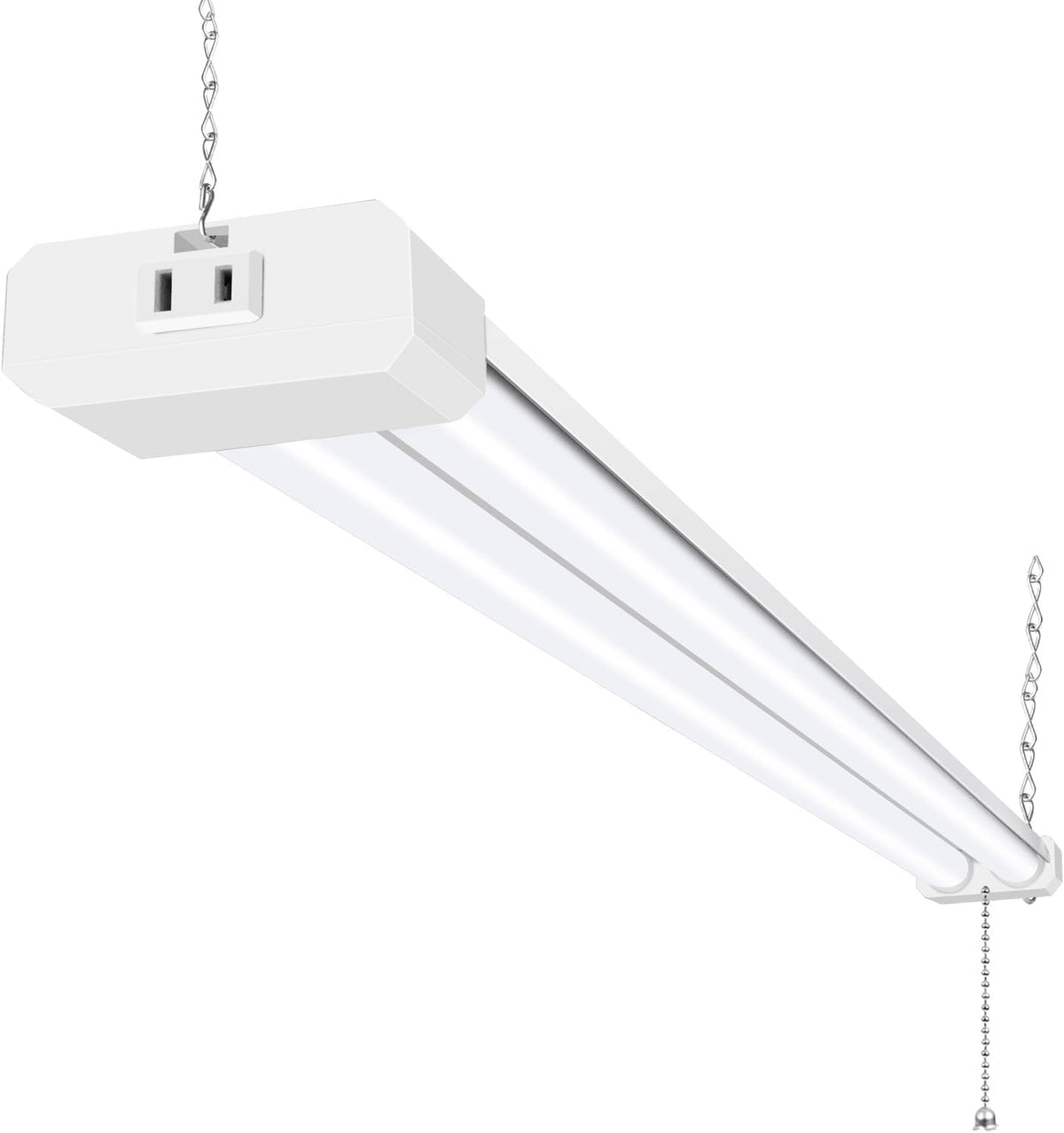 hykolity 1 Pack 4FT Linkable LED Shop Light for Garage, 6500lm, 4FT 60W Utility Light Fixture