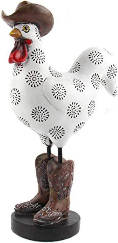 LIFFY Rooster Garden Statue Outdoor,Indoor Resin Home Decor Figurines Decorations,Farm Animals